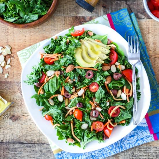 Asian Kale Salad - Recipe photo by katerinaseigel