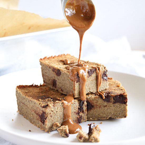 Sprouted Lentil Blondies - Recipe photo by Simply to Thrive