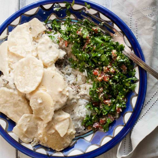 Middle Eastern Baked Kufta - Recipe photo by Foodtasia