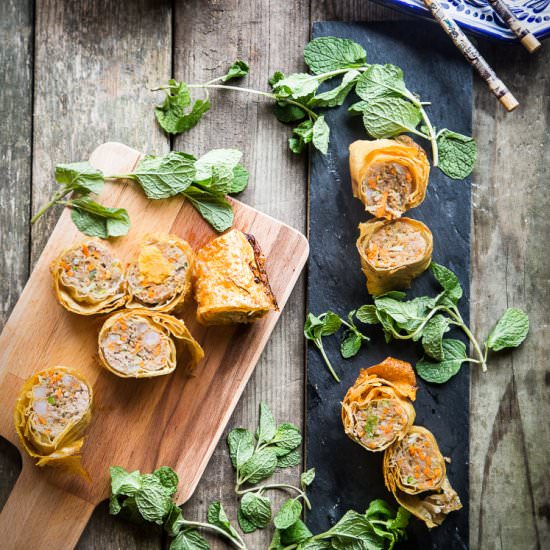 Asian Meat Rolls (bak kien) - Recipe photo by WhatToCookToday