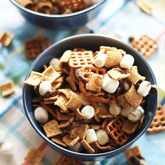 Simple S'Mores Trail Mix - Recipe photo by cookingupcottage