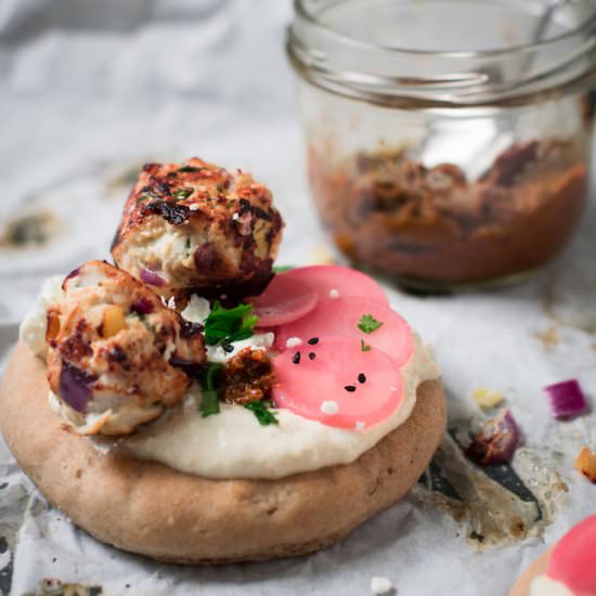Preserved Lemon Chicken Meatballs - Recipe photo by inthemoodforfood