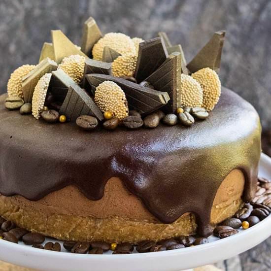 No Bake Mocha Cheesecake - Recipe photo by Cakewhiz