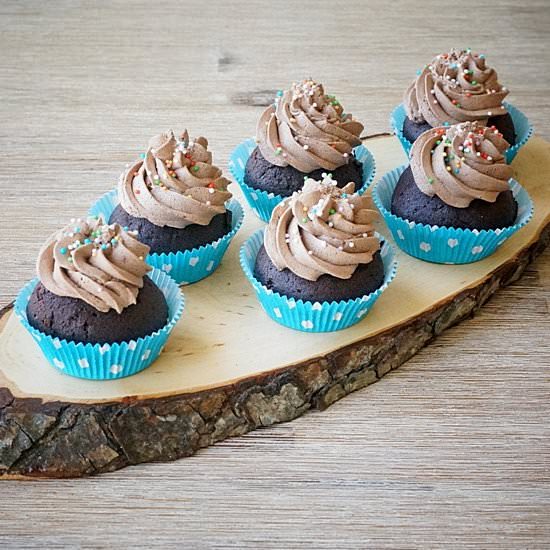 Vegan Chocolate Cupcakes - Recipe photo by lacuisinedesimona