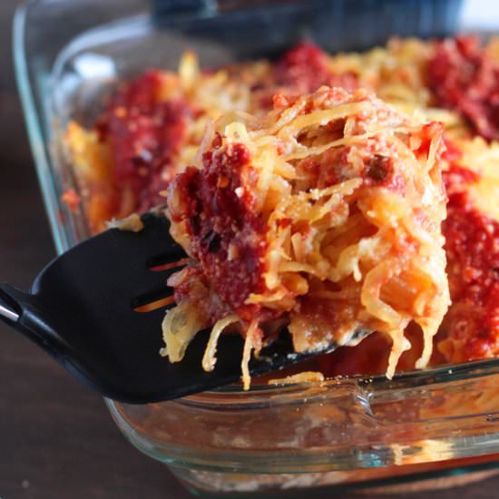 Vegan Spaghetti Squash Lasagna - Recipe photo by pasta-based