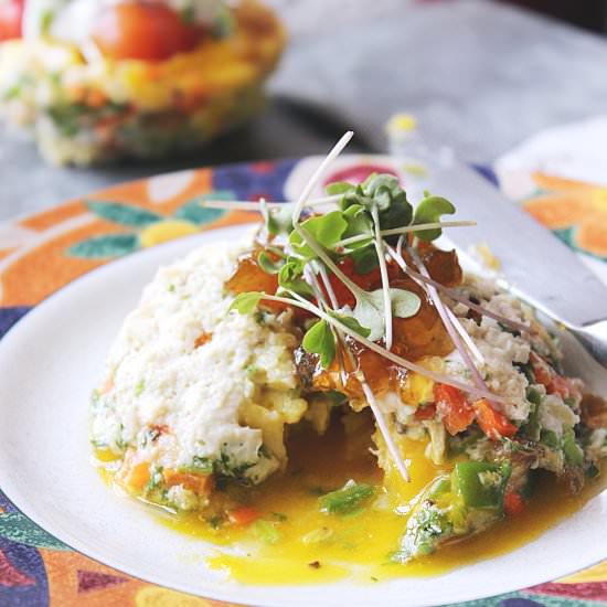 Egg Muffins with Gooey Yolk - Recipe photo by Dontgiveafork