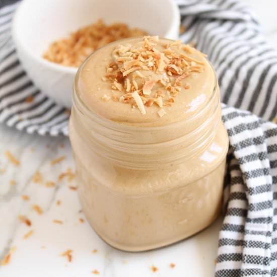 Toasted Coconut Cashew Butter - Recipe photo by katiebirdbakes