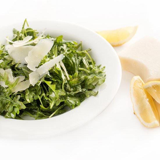 Arugula Salad with Shaved Parmesan - Recipe photo by thelemonbowl