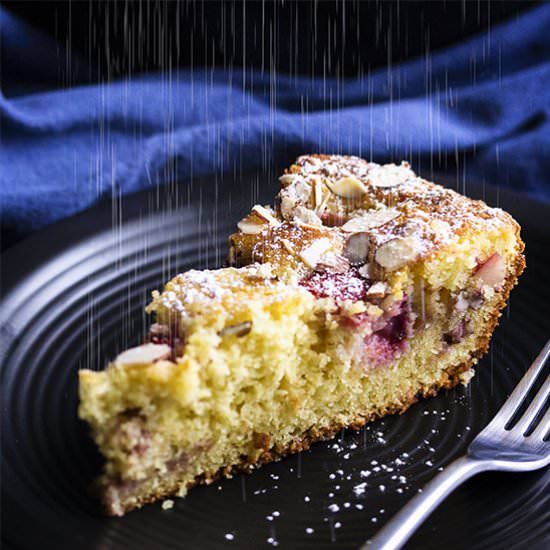 Strawberry Yogurt Skillet Cake - Recipe photo by justalittlebitofbacon