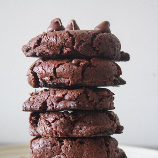Chocolate Chip Buckwheat Cookies - Recipe photo by The Desserted Girl
