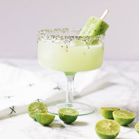 Kiwi & Key Lime Margarita - Recipe photo by Hannah Berry
