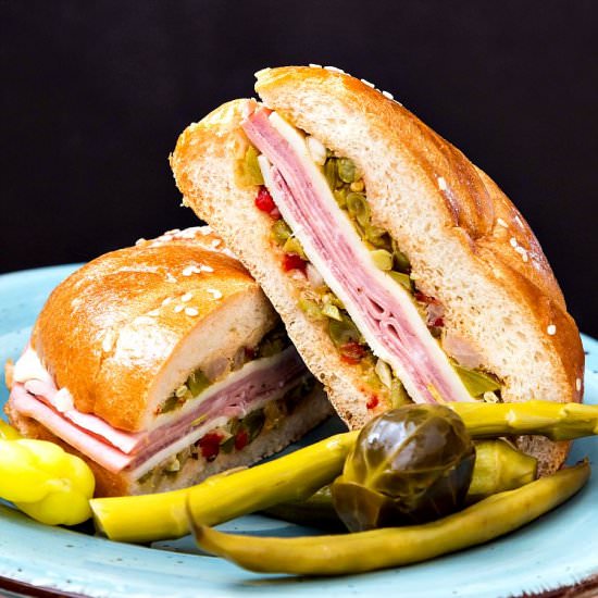 North Carolina Muffaletta - Recipe photo by onlinepastrychef