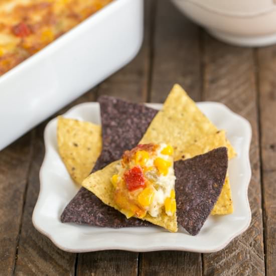 Fiesta Corn Dip - Recipe photo by thatskinnychickcanbake