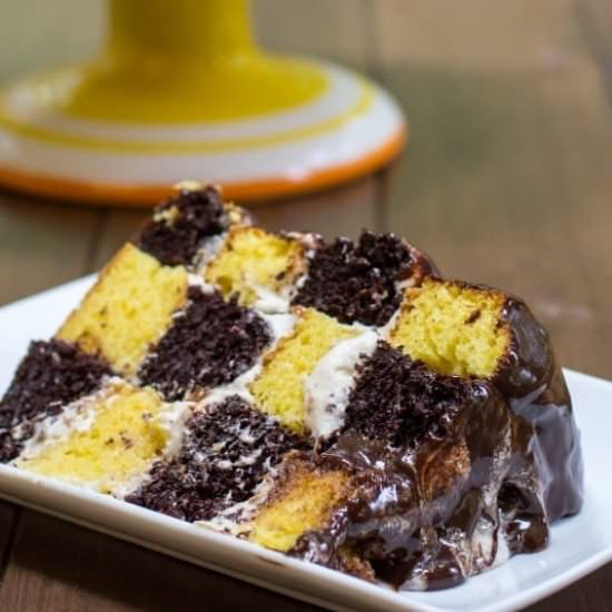 Checkerboard Marble Cake - Recipe photo by Or Whatever You Do