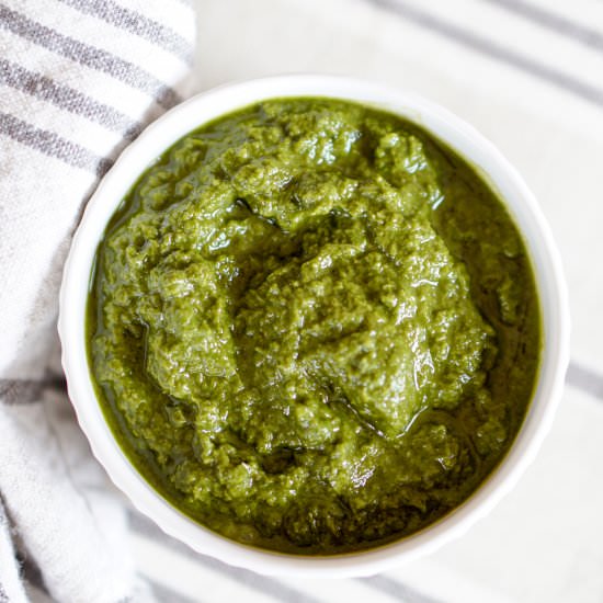 Awesome Kale Green Sauce - Recipe photo by Eat Your Way Clean