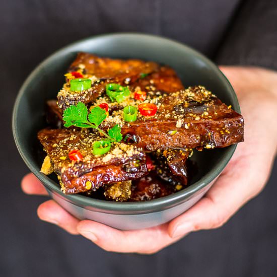 braised tofu - Recipe photo by cookingwithlei