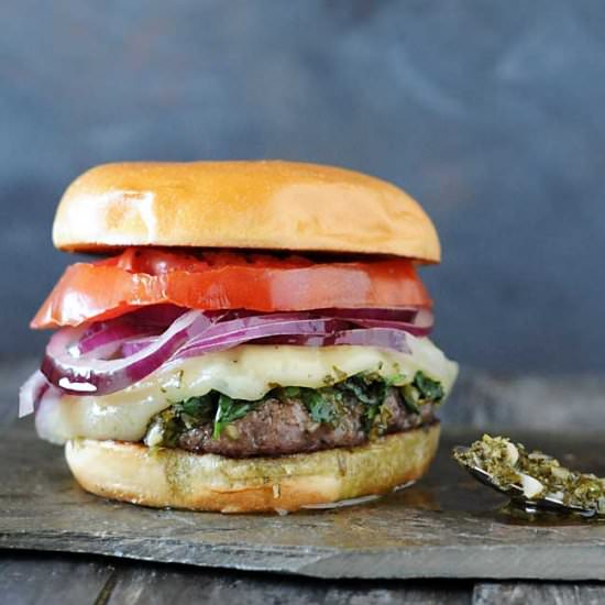 Argentina Burger - Recipe photo by girlscangrill