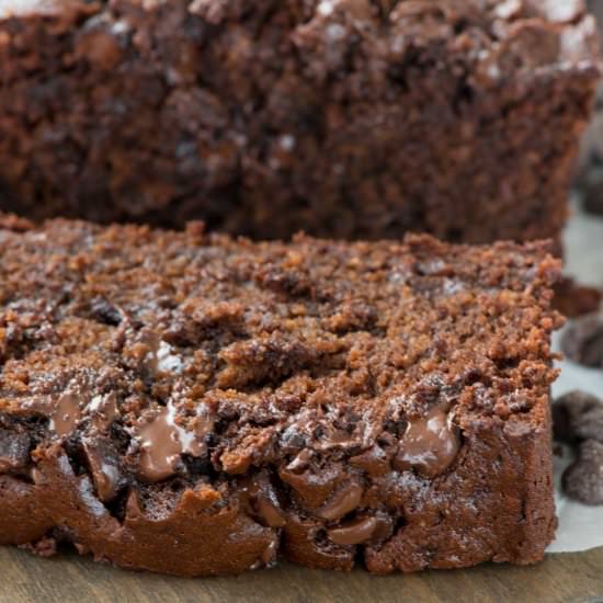 Triple Chocolate Banana Bread - Recipe photo by crazyforcrust
