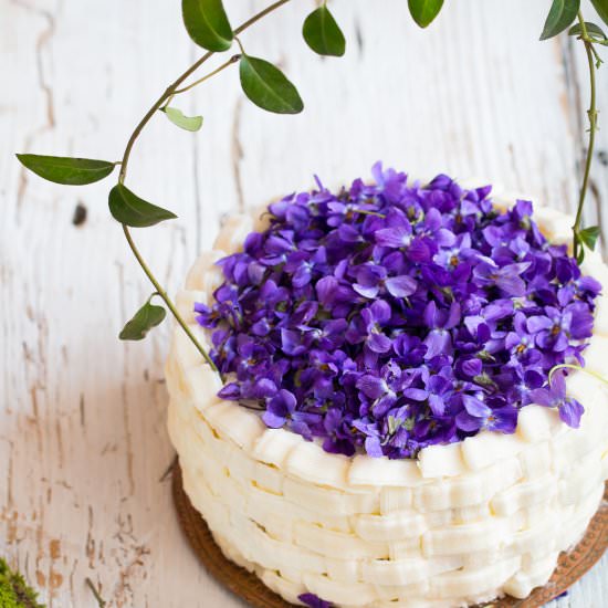 Violets Basket Torte - Recipe photo by every cake you bake