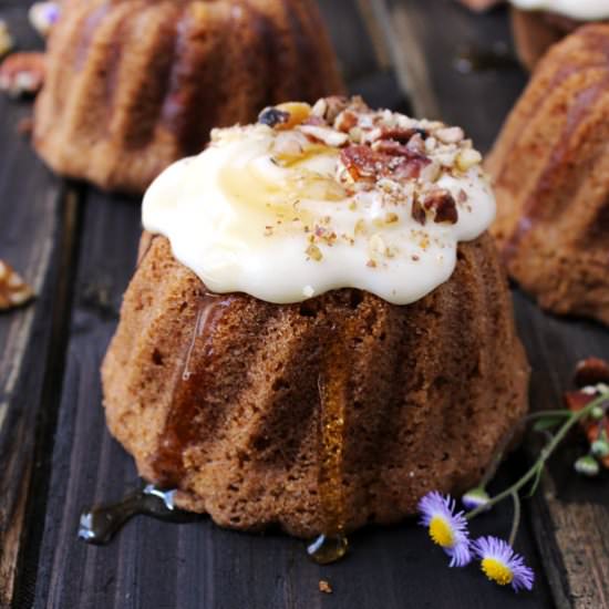 Cream Filled Carrot Cakes - Recipe photo by AimeeMarsLiving