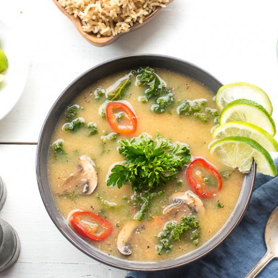 Vegan Mushroom, Kale & Parsley Tom - Recipe photo by Solluna333