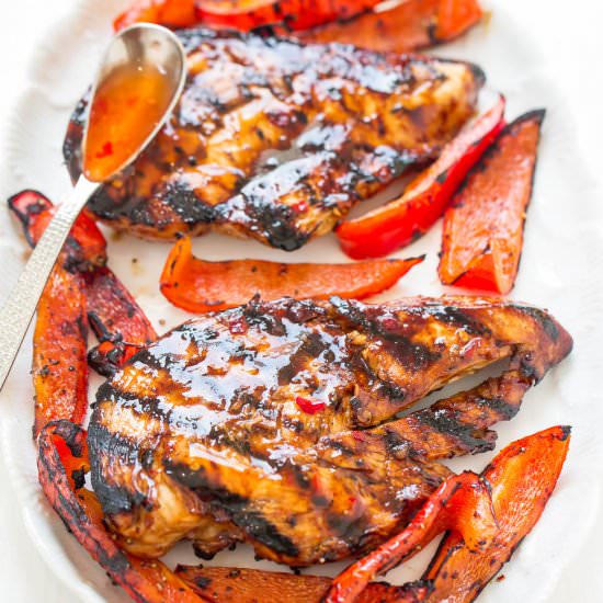 Sweet Chili Grilled Chicken - Recipe photo by Averie