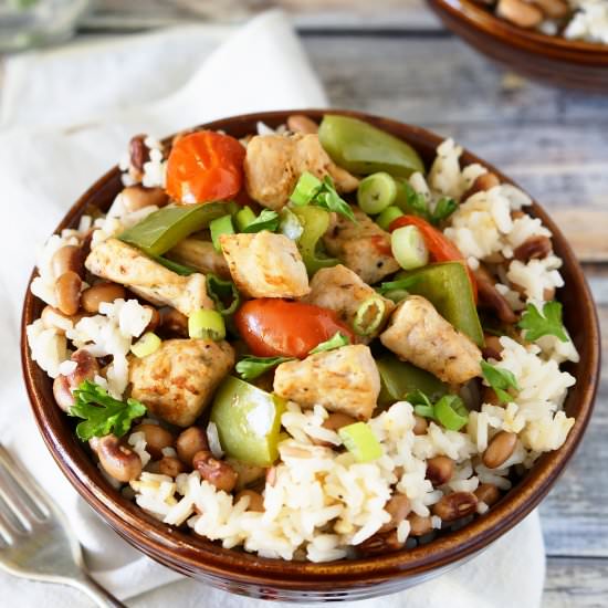 Hoppin' John Bowls - Recipe photo by accidentalhappybaker