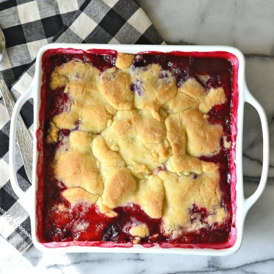 Mixed Berry Cobbler - Recipe photo by loveandfoodforeva