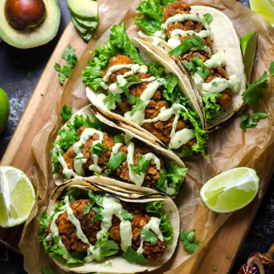 Crispy Chicken Tacos - Recipe photo by MorganHosttheToast