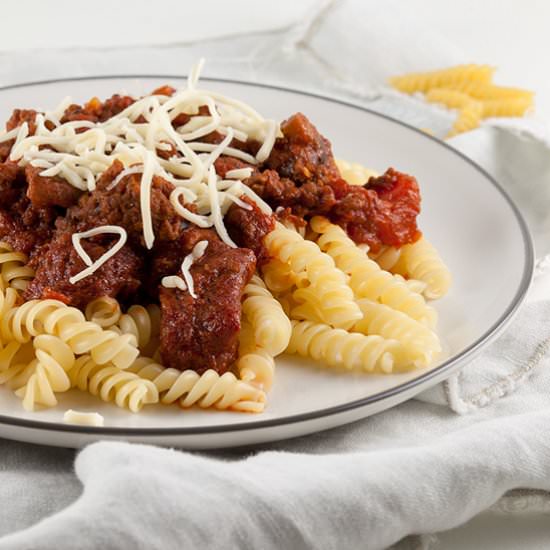 Pasta Sauce with Ground Beef - Recipe photo by ohmydish
