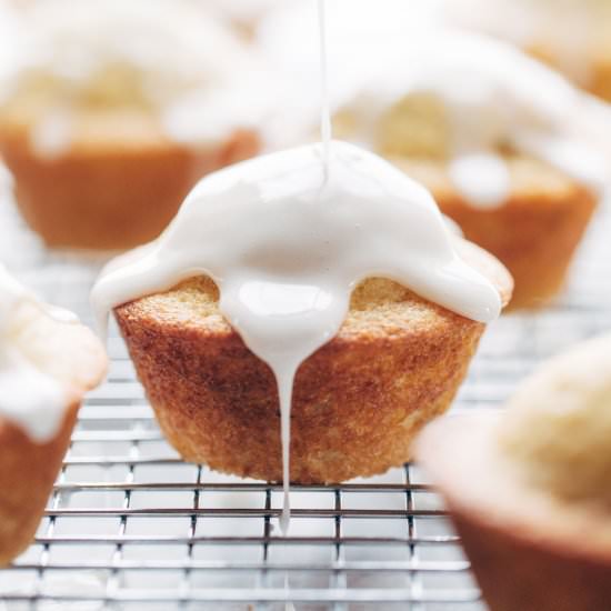 Lemon Lavender Muffins - Recipe photo by pinchofyum