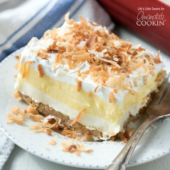 Coconut Cream Lush - Recipe photo by amandascookin