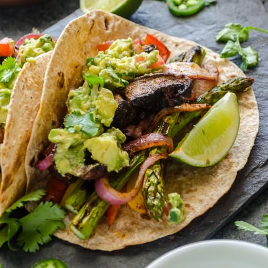 Portobello Asparagus Fajitas - Recipe photo by flavorthemoments