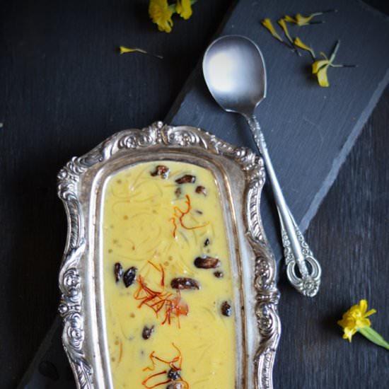 A Rich Indian Mango Pudding - Recipe photo by pepperbowl