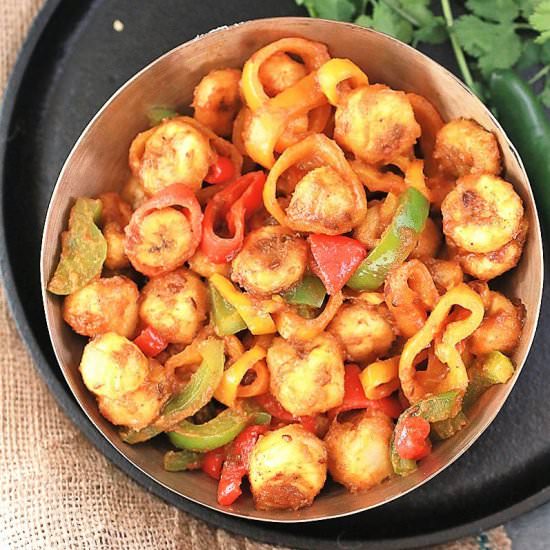 Banana Pepper Sabzi - Recipe photo by cookingcarnival