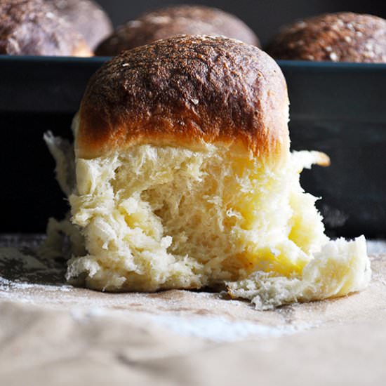 Soft, Buttery Potato Rolls - Recipe photo by BatterandDough