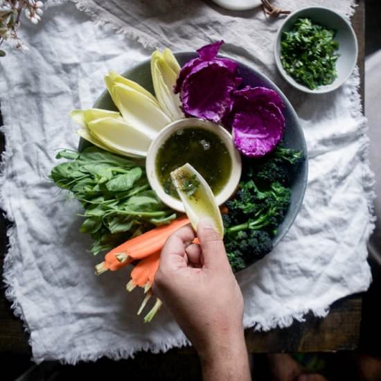 Spring Crudite & Bagna Cauda - Recipe photo by LyndseyEden