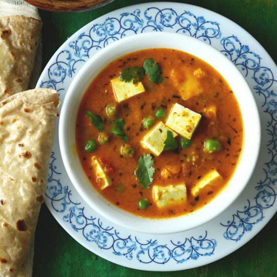 Matar Paneer - Recipe photo by Funfoodandfrolic