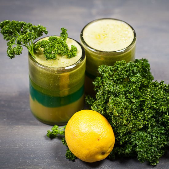 Cleansing Parsley-Cantaloupe Tonic - Recipe photo by Mychefsapron