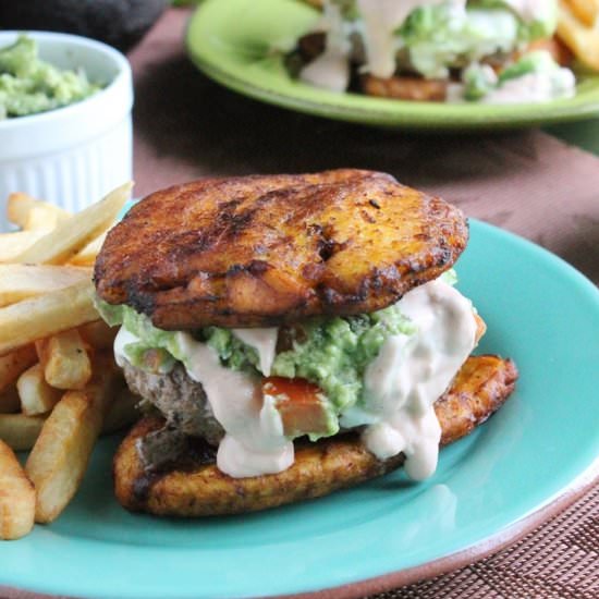Patacon Burgers - Recipe photo by TheSpiffyCookie