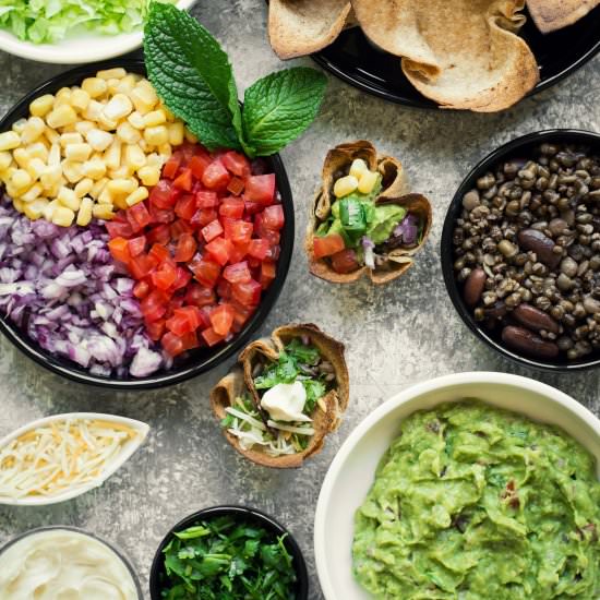 Mini Taco Bowls - Recipe photo by loveisinmytummy