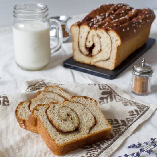 Cinnamon sweet bread loaf - Recipe photo by electricbluefood