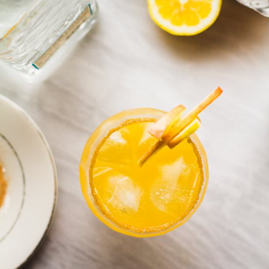 Pink Lady Apple Margarita - Recipe photo by cakeoversteak