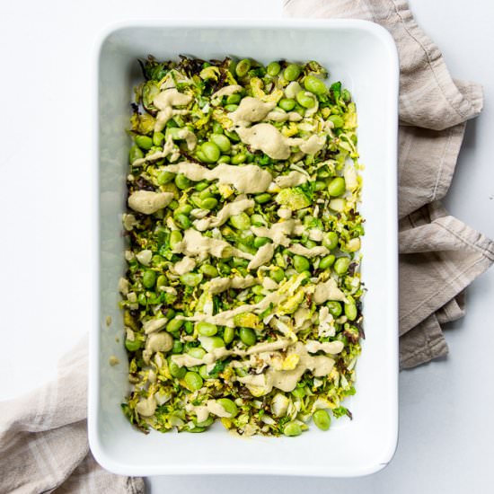 Roasted Brussels Sprouts - Recipe photo by Wellness with Taryn