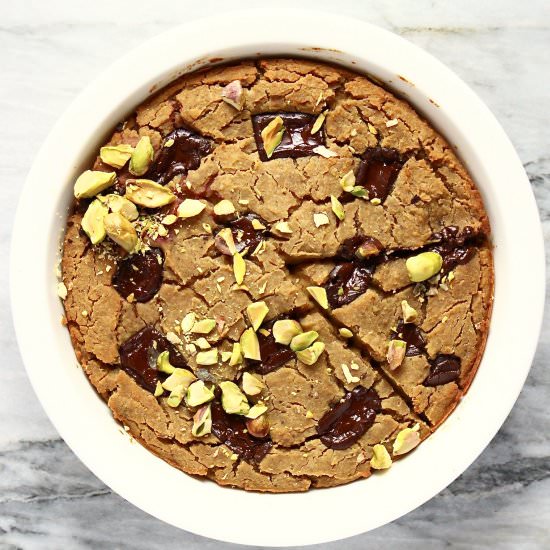 Chickpea Deep-Dish Cookie - Recipe photo by rhiansrecipes