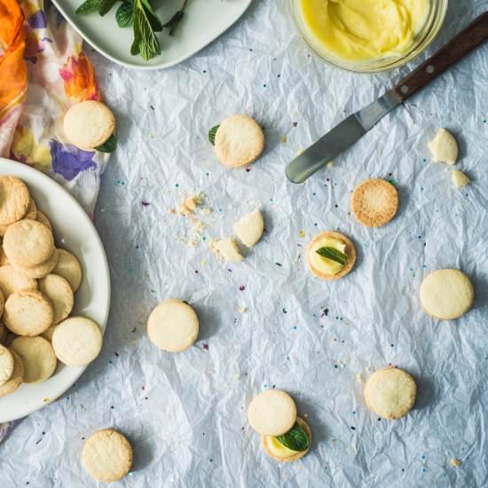 Meyer Lemon Alfajores - Recipe photo by rhubarbandcod