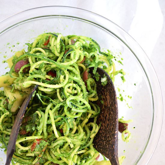 Cucumber Noodles - Recipe photo by Simply to Thrive