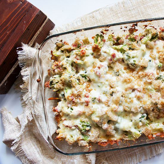 Creamy Ham and Broccoli Casserole - Recipe photo by thebloggersea