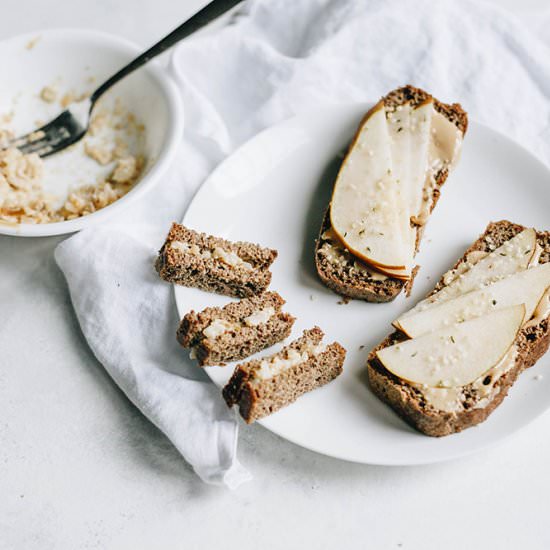 Grain-Free Flax Bread - Recipe photo by thatcleanlife