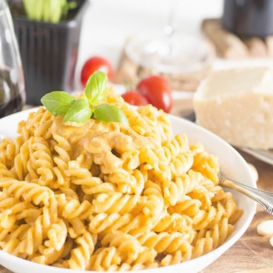 Fusilli with Pesto Trapanese - Recipe photo by foodandjourneys